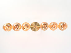 6 Bulbs Brass Vanity Light 26