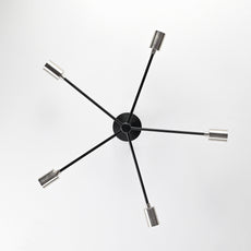5 Arms Brass Sputnik Chandelier 25.5