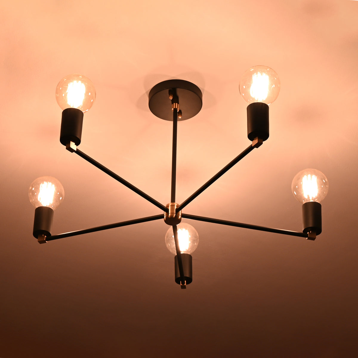 Athens Beacon - Ceiling Chandelier - 5 Lights - 32184