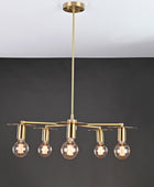 5 Arms Brass Pendant Light 25