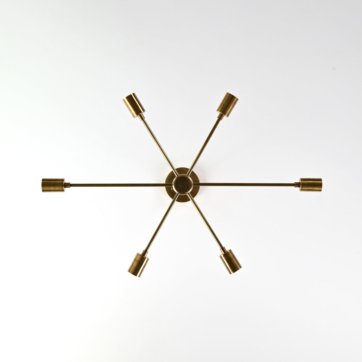 Tokyo Vector - Brass Chandelier - 6 Lights - 32191