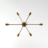 Tokyo Vector - Brass Chandelier - 6 Lights - 32191