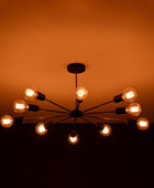 10 Arms Brass Sputnik Chandelier 30