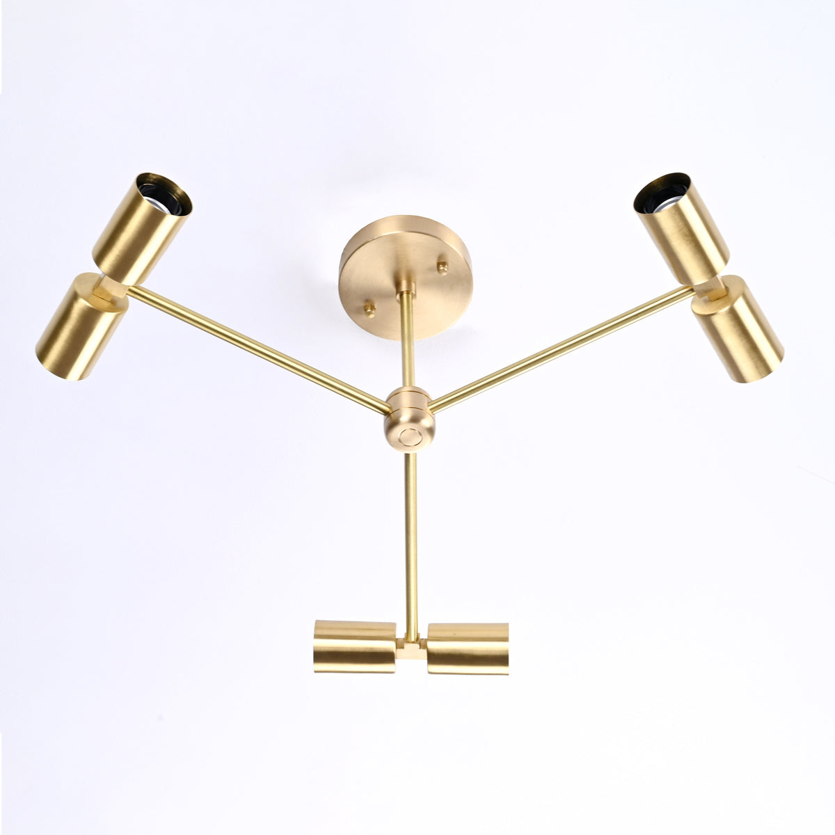 Copenhagen Beacon - Brass Chandelier - 6 Lights - 32207