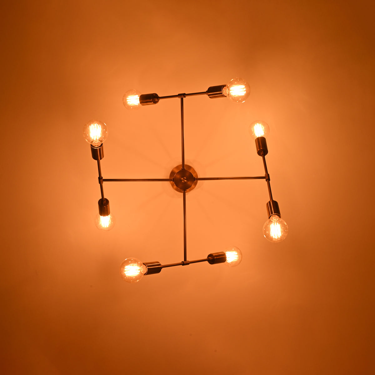 Kyoto Beacon Mid-century Chandelier - 8 Lights - 32212