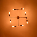 Kyoto Beacon Mid-century Chandelier - 8 Lights - 32212