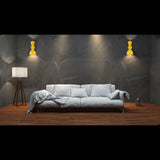 Mid-Century Diabolo Style Wall Sconce | Customizable Handcrafted Lighting Fixture for Modern Interiors - 32581