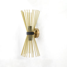 Twin Light Brass Urchin Sconce 18