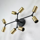 Sculptural Mid-Century Brass Wall Sconce | Customizable Statement Accent Lighting Fixture - 32519