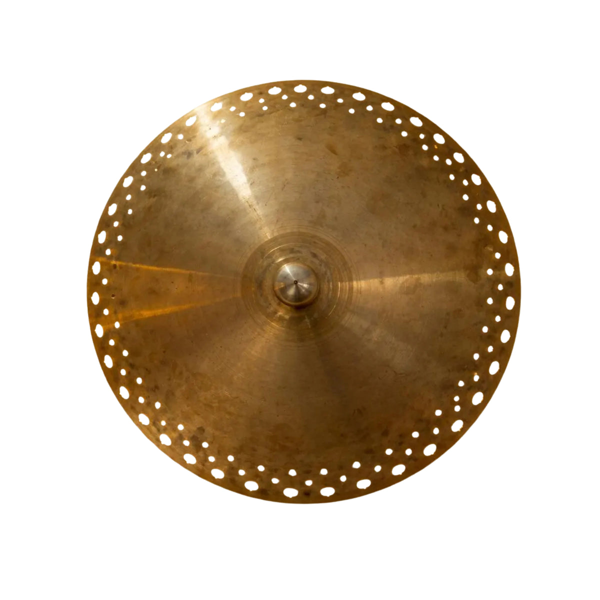 Aurora 3 light wall sconce with round brass bowl and perforated border detail