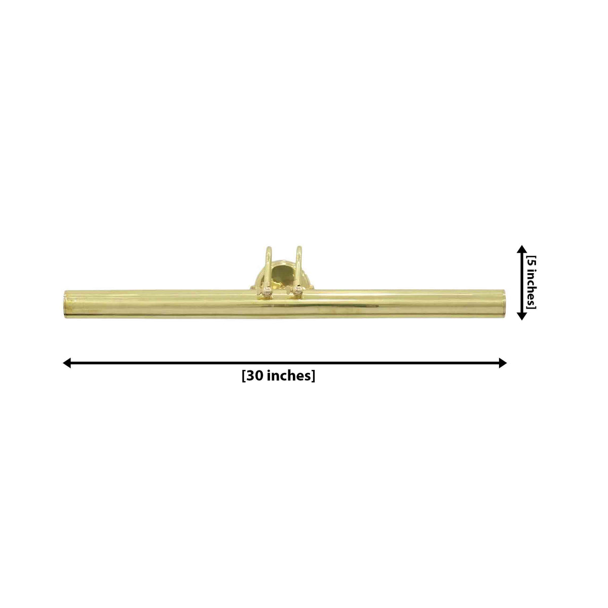Size guide for Brisbane Linear Picture Light – 4 Lights – 30 Inch 73042