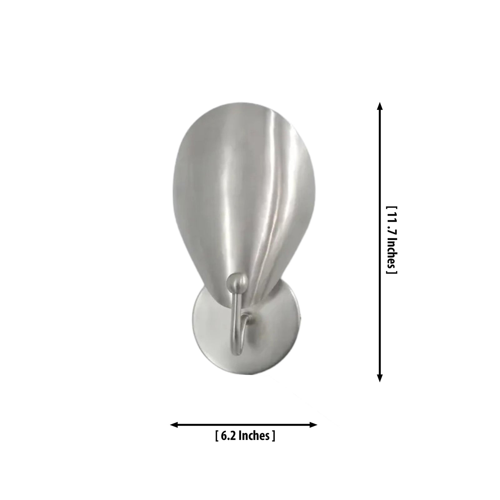 Size guide for Luna Sculptural Petal Wall Sconce – 1 Light – 11.7 Inch – Model 32716