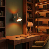 Milan Double Cone Wall Sconce 1 Light cream double cone shade side view – Model 32835