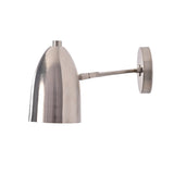 Milan 2-light double dome wall sconce installed beside a bed in an elegant bedroom interior, Model 32812