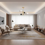 Venice 2 light brass orb and bowl chandelier shown from an angled view with white bowl shades and black spherical accents.