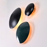 Angled View of Aurora Layered Bowl Wall Light 3 Piece Set Model 32592
