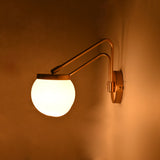 Bathroom mirror double globe light with balanced illumination for vanity areas, powder rooms, and dressing spaces