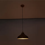 Brass Leaf Studio solid copper dome pendant light with artistic surface finish for luxury kitchen and dining interiors
