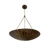 Cambria Modern Fluted Bowl Chandelier decorative ribbed bowl pendant for modern interiors