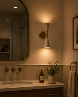 Copenhagen cone wall sconce for bedroom, bedside, hallway, restaurant, and boutique interior lighting