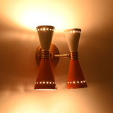 Designer 4-light wall sconce for bedrooms, hallways, bathrooms, cafés, and boutique hotel interiors