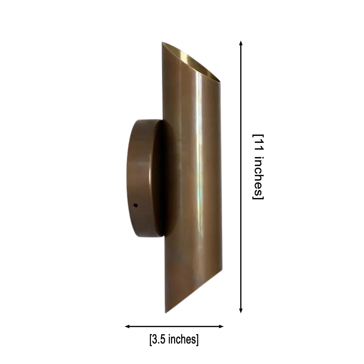Slim Cylinder Wall Light With Upward And Downward Glow, Modern Accent Sconce For Hallway, Bedroom, Living Room, Bathroom Vanity Lighting