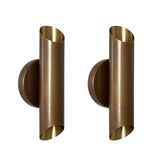 Architectural Up Down Wall Lamp, Cylindrical Wall Mounted Light, Modern Ambient Sconce For Bedroom, Staircase, Hallway And Living Space