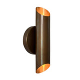 Modern Cylindrical Wall Sconce With Warm Up Down Illumination, Minimalist Accent Lighting Fixture For Residential And Commercial Interiors