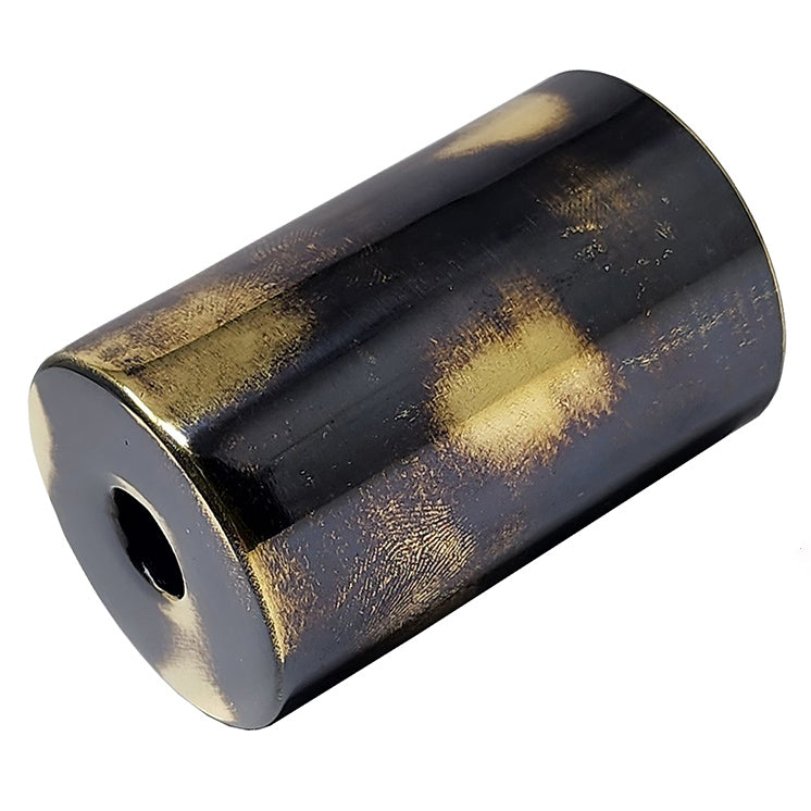 Natural Blackened Brass finish sample