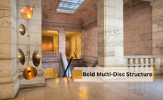 Brass chandelier in luxury reception, dramatic focal point for lobby