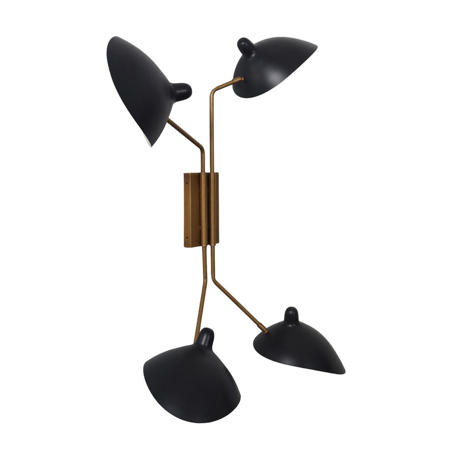 modern-4-light-brass-wall-lamp-matte-black-shades