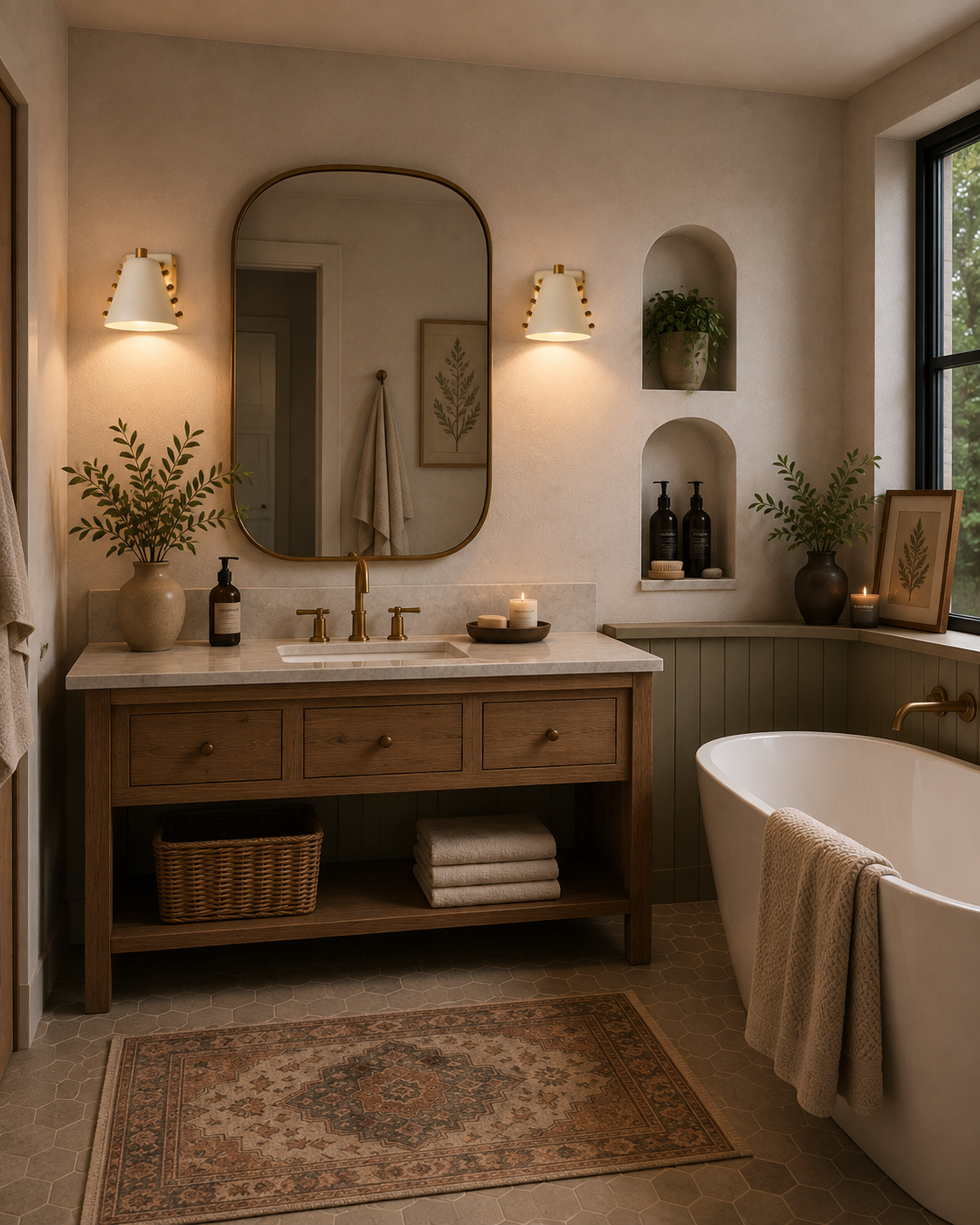 Hardwired set of two wall sconces with elegant shade design for bedroom, bathroom, hallway, and living room walls