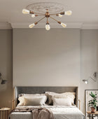 8 Arms Brass Sputnik Chandelier 38