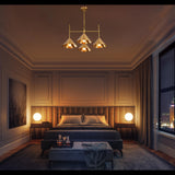 Lisbon Apex Mid-century Chandelier - 4 Lights - 32258