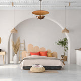 Berlin Discus  -  Uplifting Mid-century Chandelier - 3 Lights - 32309