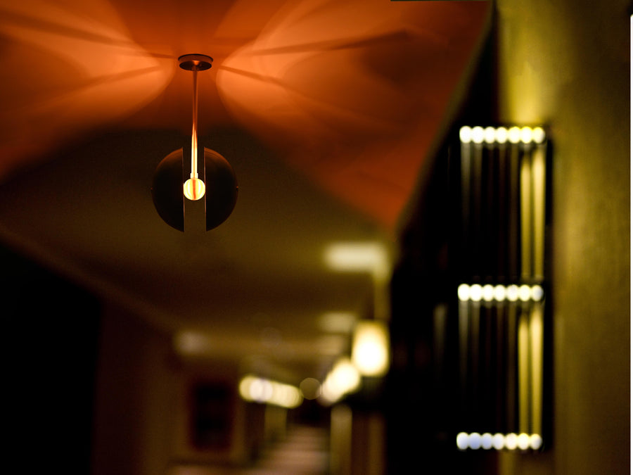 Tokyo Crest  -  Uplifting Mid-century Chandelier - 6 Lights - 32299