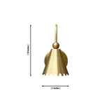 Luna Scalloped Cone Wall Sconce 10 Inch Dimensions Model 32703
