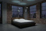 Madrid LED pendant dimension view showing 60 inch width and 22 inch height for product size reference