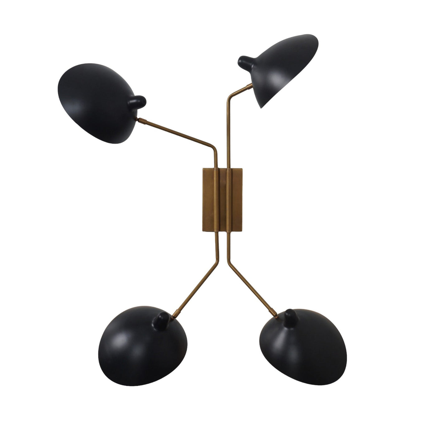 modern-4-light-brass-wall-lamp-matte-black-shades