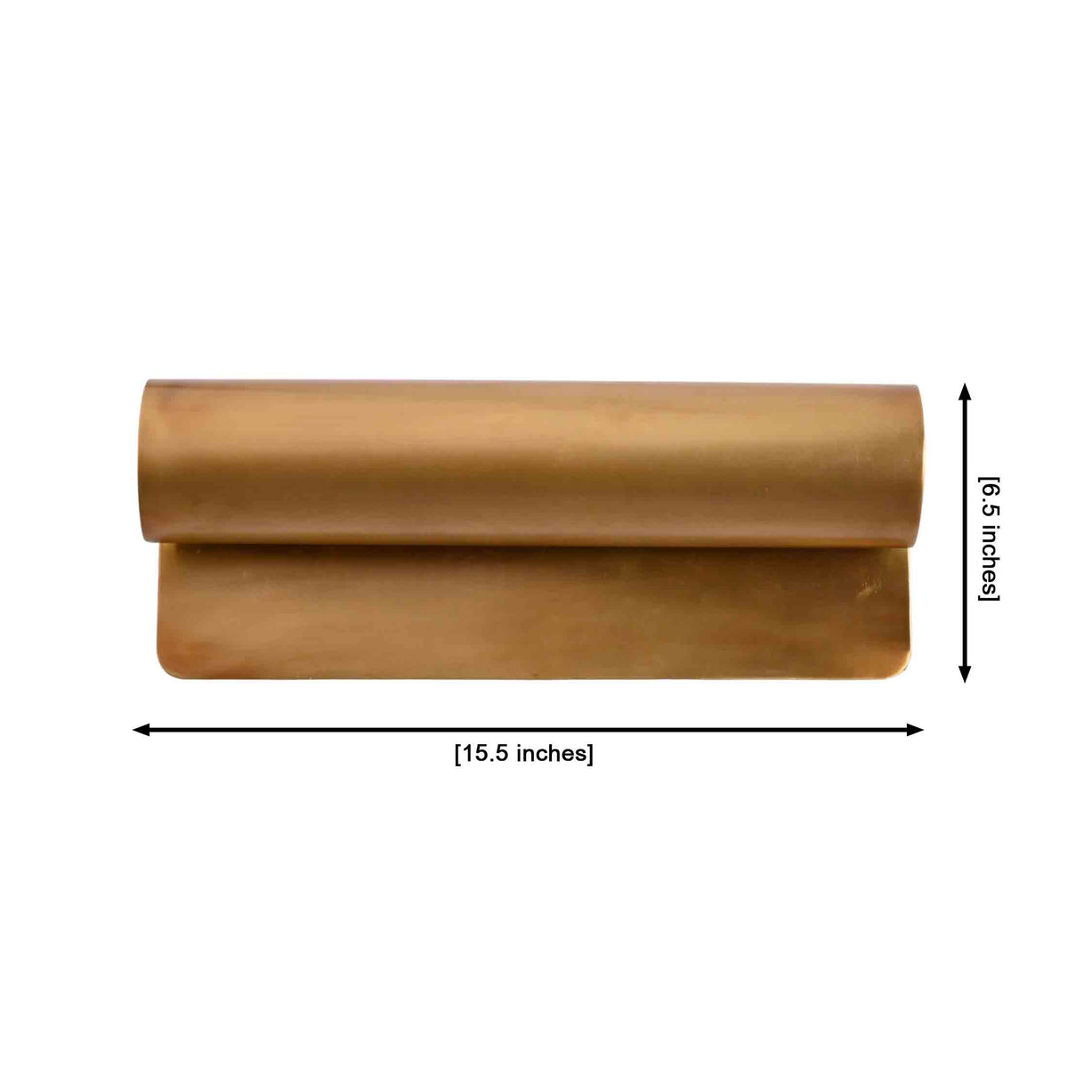 Modern cylinder wall sconce in office setting creating soft upward and downward wall illumination