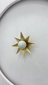 Newport Starburst Wall Sconce – 1 Light – 16 Inch 73058