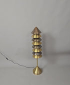 Modern Brass Plug in Floor Lamp Art Deco Light Luxury Bedside Floor Lamp Couch Floor Room Corner Ambient Lamp Christmas Tree Wire Plug-in 32396