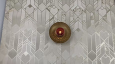 Mid-Century Modern Perforated Dome Wall Sconce | Customizable Brass Fixture for Soft Ambient Glow - 32621