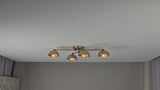 4-light-brass-patina-flush-mount-chandelier-demo