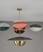 16 Lights Modern Brass Chandelier Large Pendant Ceiling Light by Brass Leaf Studio 32389