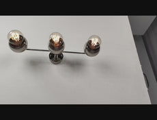 Modern Globe Brass Wall Sconce | Customizable Sleek Spherical Design Fixture for Contemporary Spaces - 32528