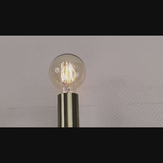 Customizable Brass Wall Sconce | Mid-Century Modern Linear Light Fixture Design - 32506