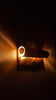Brass Patina linear up down wall sconce video showing solid brass cylinder design, warm ambient glow, and modern wall-mounted installation