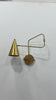 Milan raw brass swing arm wall sconce video showing solid brass movable arm, tapered cone shade, and warm downward glow for bedroom reading or hallway lighting