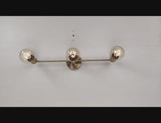 Minimalist Linear Brass Wall Sconce | Customizable Modern Accent Fixture for Contemporary Interiors - 32521